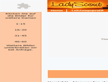Tablet Screenshot of ladyscout.net